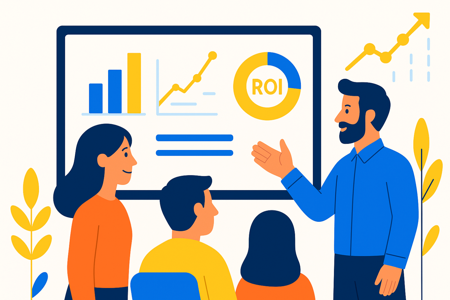Case studies with success and ROI metrics: how measurable efficiency changes the approach to online sales
